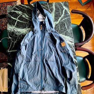 Fjallraven keb eco-shell jacket - perfect condition - blue - men’s medium
